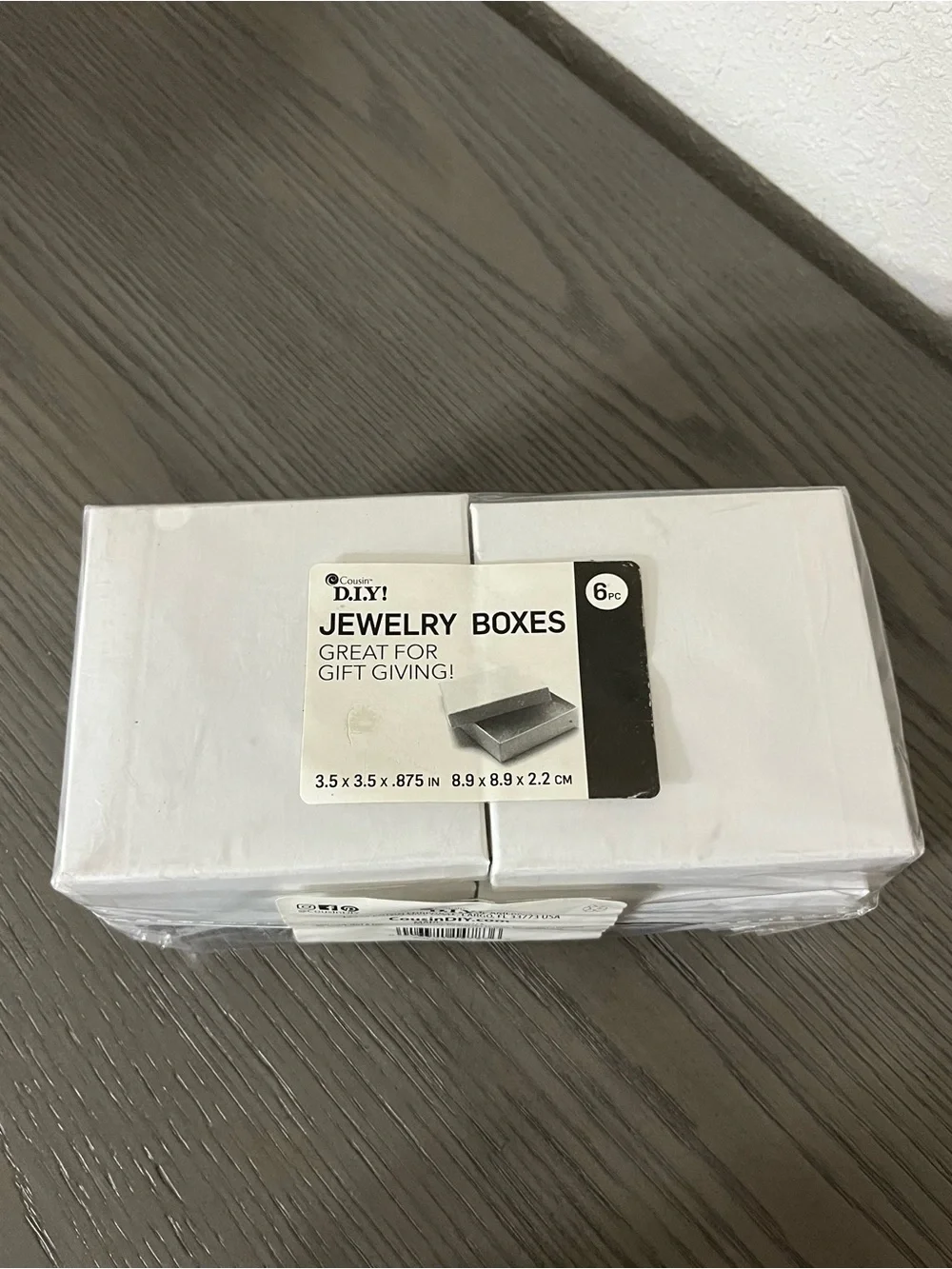 White DIY Jewelry Boxes - Pack of 6
